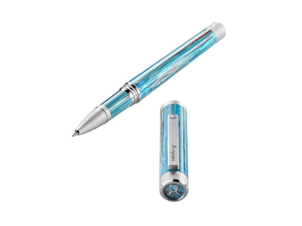 Montegrappa Zero Zodiac Taurus Roller, Montegrappite, Blau, ISZEZRIP-A1