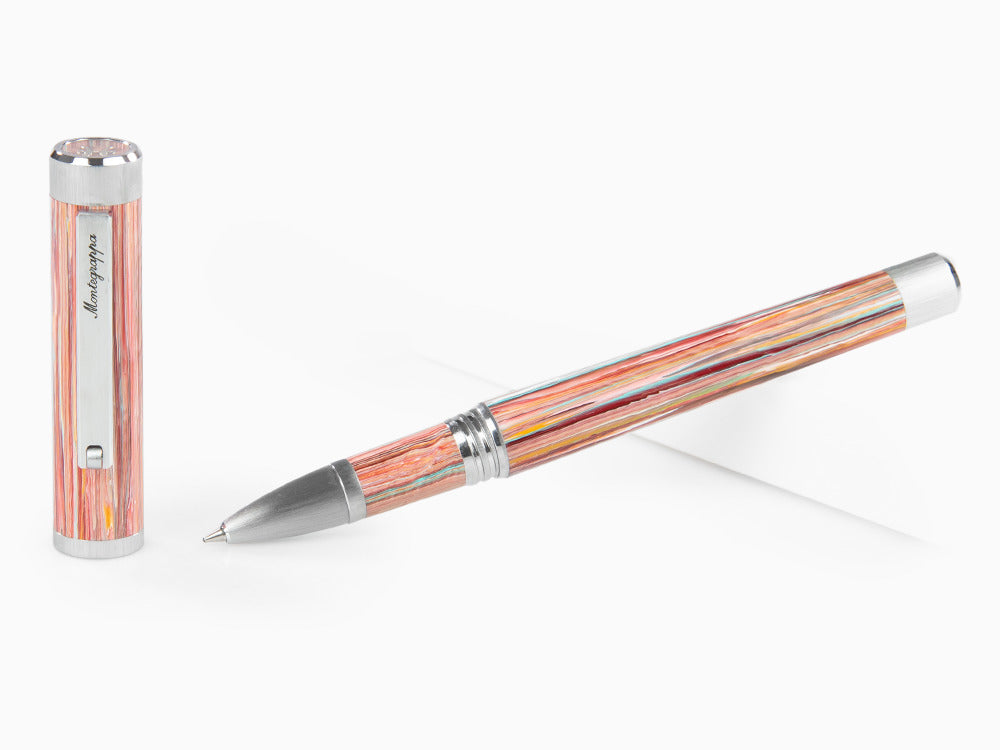 Montegrappa Zero Zodiac Pisces Roller, Rose, Edelstahl, ISZEZRIP-S2