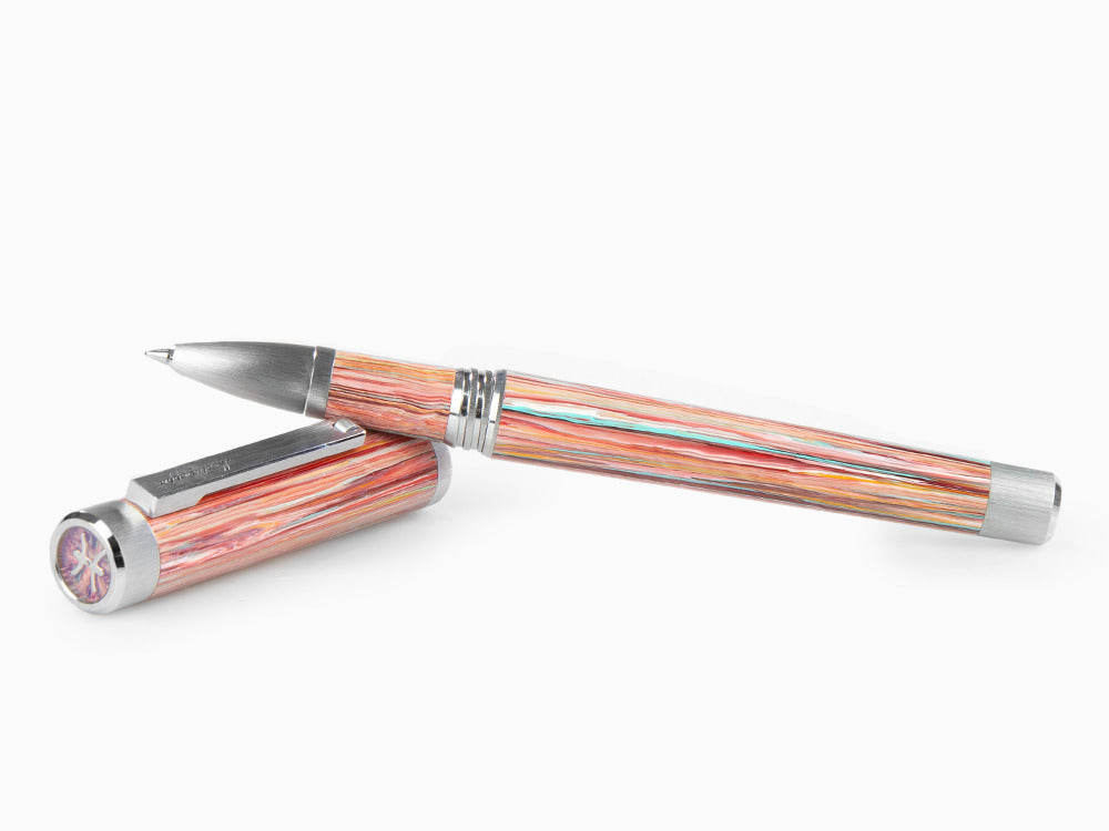 Montegrappa Zero Zodiac Pisces Roller, Rose, Edelstahl, ISZEZRIP-S2