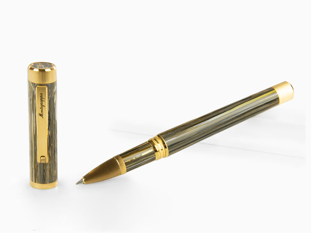 Montegrappa Zero Zodiac Capricorn Roller, Montegrappite, Vergoldet, ISZEZRIY-M3