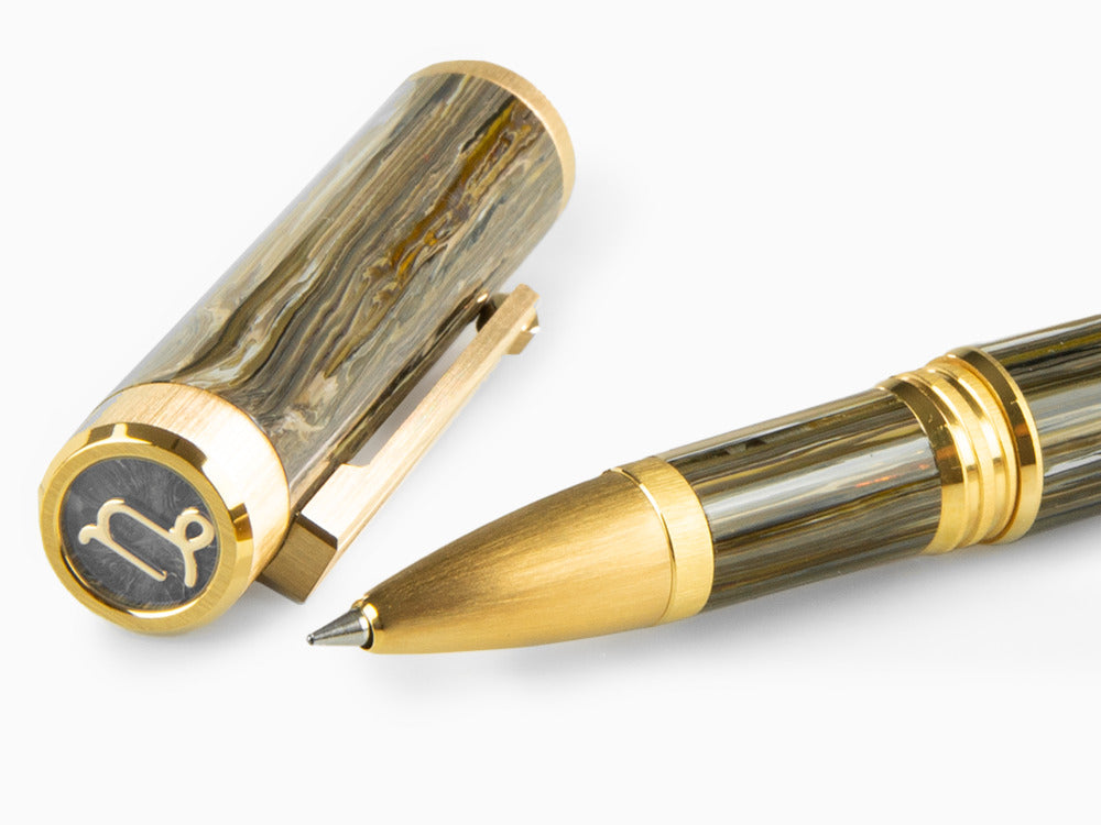 Montegrappa Zero Zodiac Capricorn Roller, Montegrappite, Vergoldet, ISZEZRIY-M3