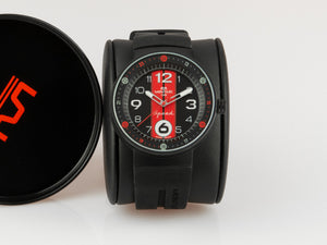Montjuic Sport Quartz Uhr, Edelstahl 316L , Schwarz, 43 mm, MJ1.0602.B