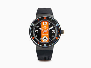 Montjuic Sport Quartz Uhr, Edelstahl 316L , Schwarz, 43 mm, MJ1.0801.B