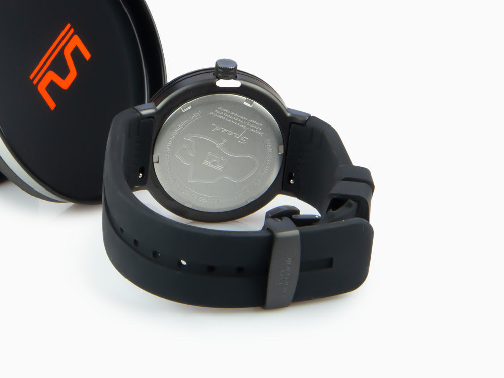 Montjuic Sport Quartz Uhr, Edelstahl 316L , Schwarz, 43 mm, MJ1.0801.B