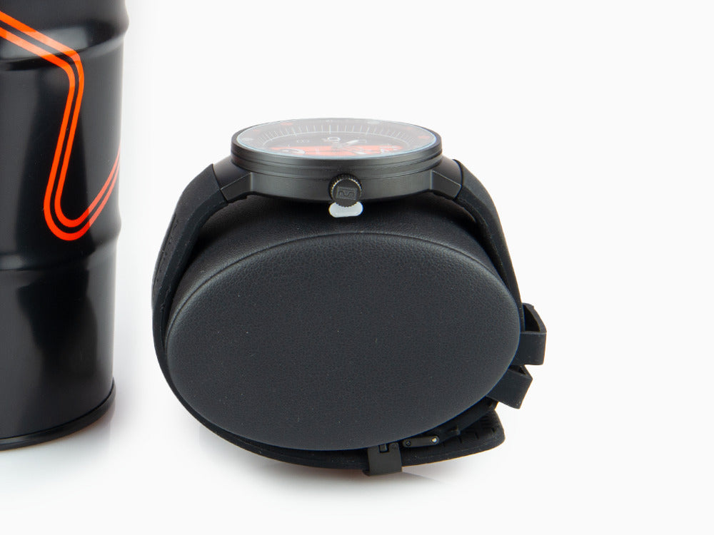 Montjuic Sport Quartz Uhr, Edelstahl 316L , Schwarz, 43 mm, MJ1.0801.B