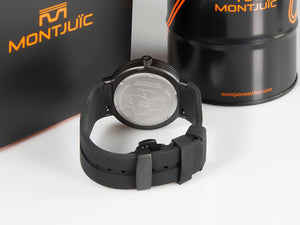 Montjuic Sport Quartz Uhr, Edelstahl 316L , Schwarz, 43 mm, MJ1.0903.B