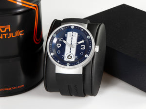 Montjuic Special Quartz Uhr, Edelstahl 316L , Blau, 43 mm, MJ1.1004.S