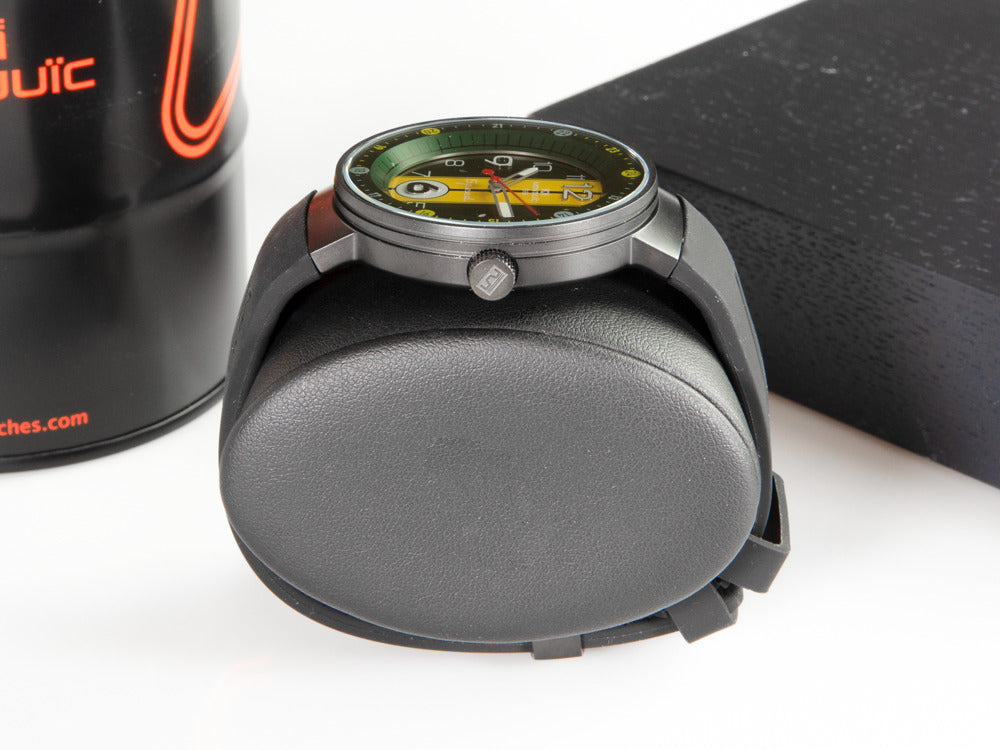 Montjuic Special Quartz Uhr, Edelstahl 316L , Grün, 43 mm, MJ1.1108.B