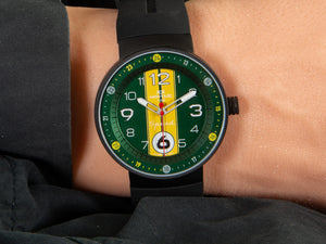 Montjuic Special Quartz Uhr, Edelstahl 316L , Grün, 43 mm, MJ1.1108.B