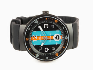Montjuic Special Quartz Uhr, Edelstahl 316L , Schwarz, 43 mm, MJ1.1201.B