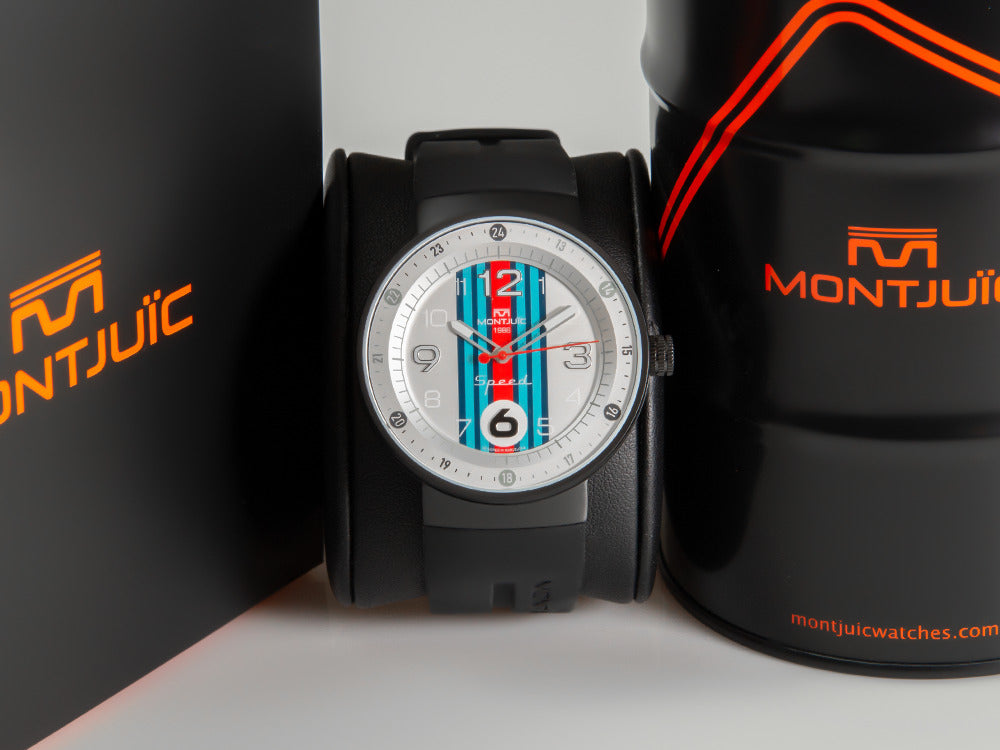 Montjuic Special Quartz Uhr, Edelstahl 316L , Grau, 43 mm, MJ1.1409.B