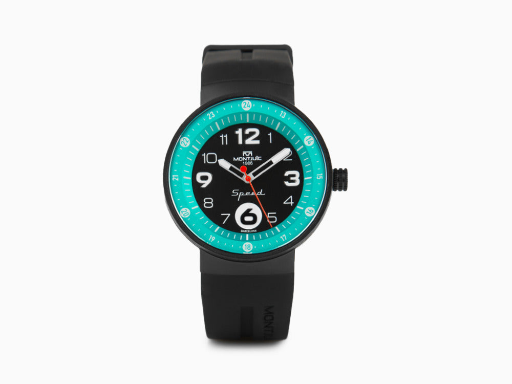 Montjuic Speed Special Racing Series Quartz Uhr, Schwarz, 43 mm, MJ1.1611.B