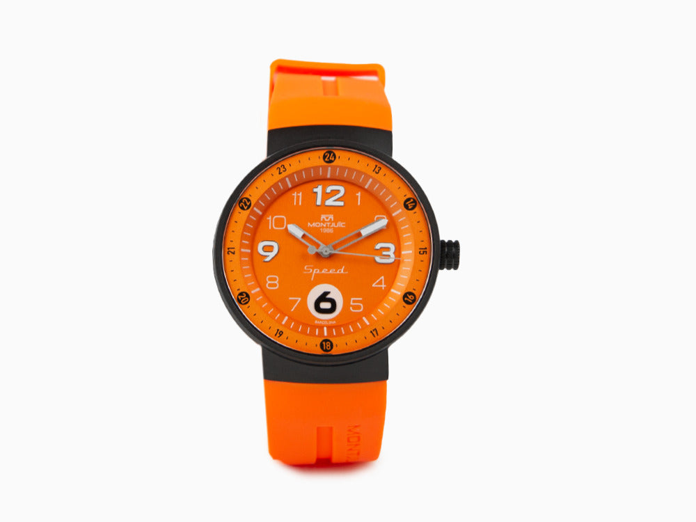 Montjuic Speed Special Racing Series Quartz Uhr, Orange, 43 mm, MJ1.1712.B