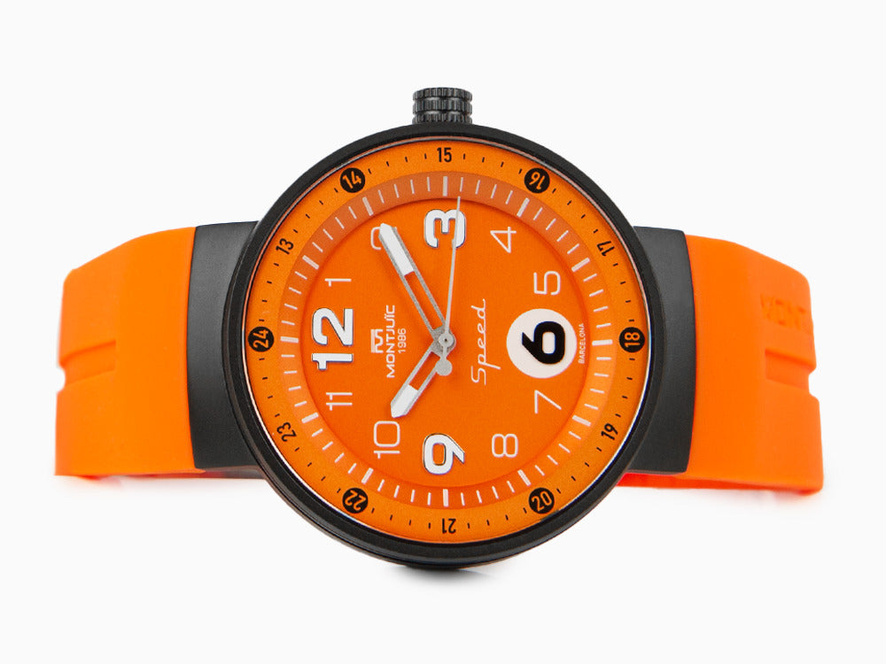 Montjuic Speed Special Racing Series Quartz Uhr, Orange, 43 mm, MJ1.1712.B