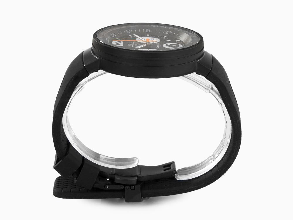 Montjuic Speed Chronograph Quartz Uhr, Edelstahl, Schwarz, 45 mm, MJ2.0101.B