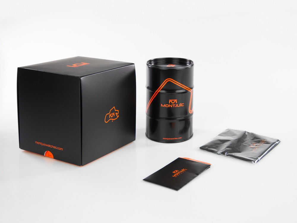 Montjuic Speed Chronograph Quartz Uhr, Edelstahl 316L , Rot, 45 mm, MJ2.0602.B