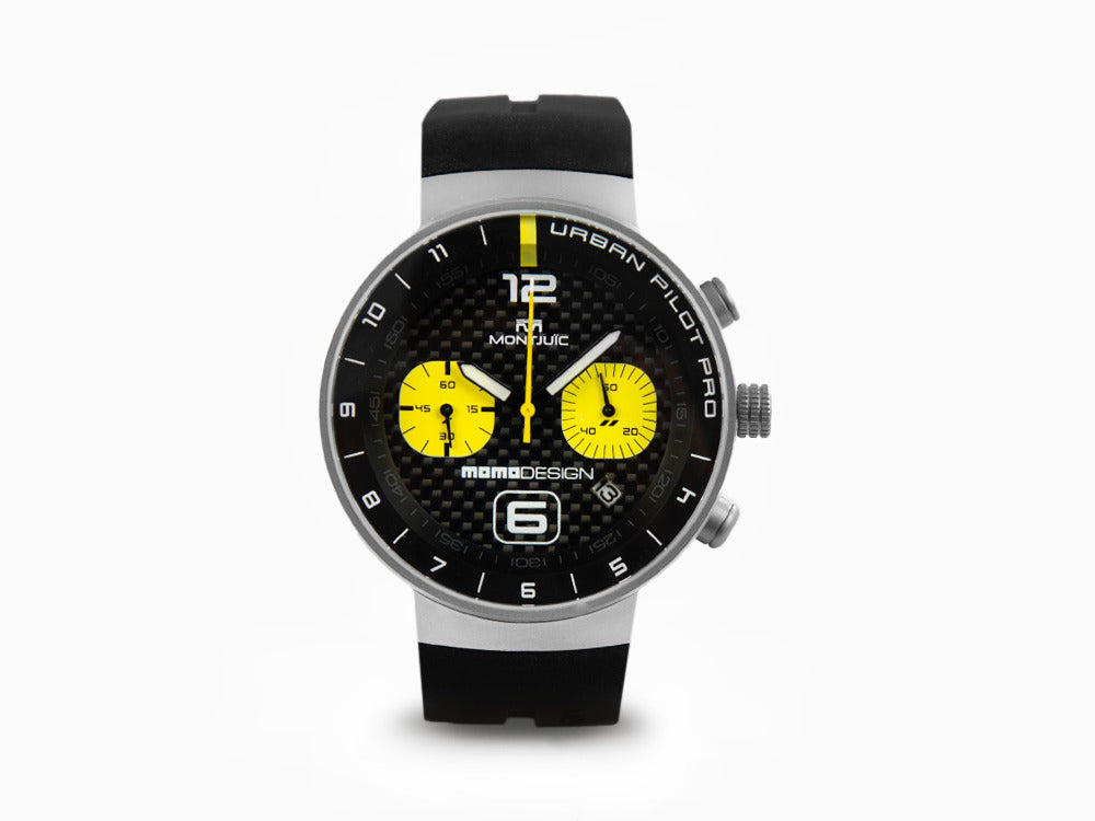 Montjuic X Momo Design Urban Pilot PRO Quartz Uhr, Chronograph, MJ2.0805MOMO.S