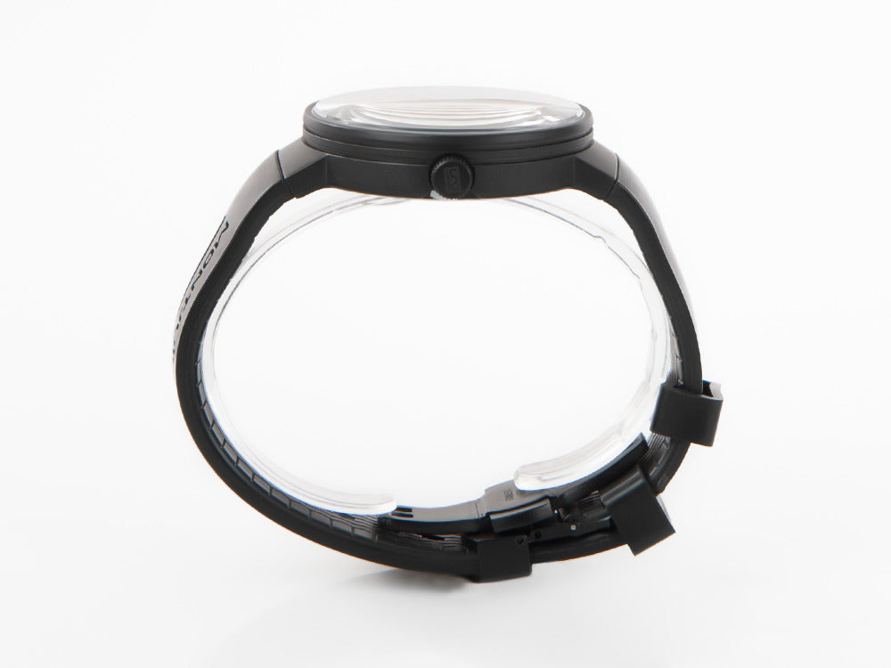 Montjuic Speed GMT Quartz Uhr, Edelstahl,DLC, Schwarz, 43 mm, MJ3.0202.B