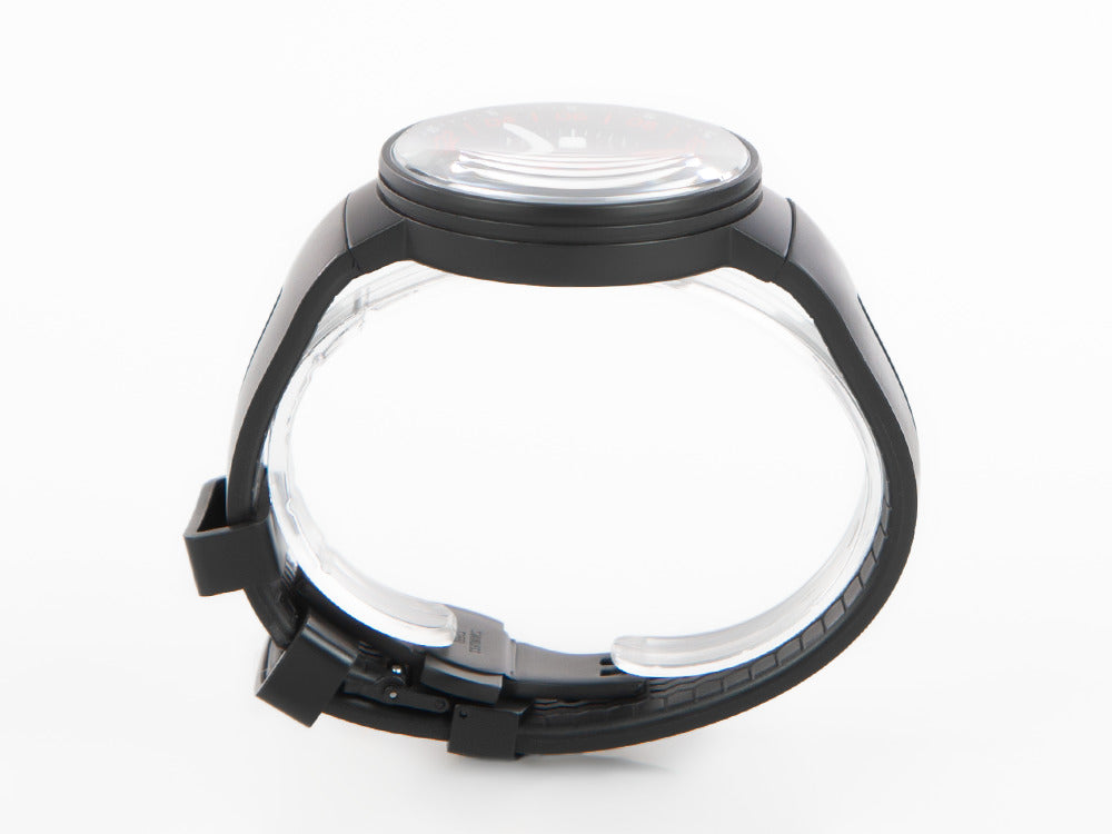 Montjuic Speed GMT Quartz Uhr, Edelstahl,DLC, Schwarz, 43 mm, MJ3.0202.B