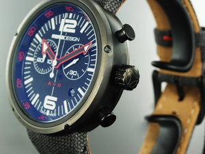 Momo Design Evo Uhr, Edelstahl sandgestrahlt , PVD, Chronograph, 43mm