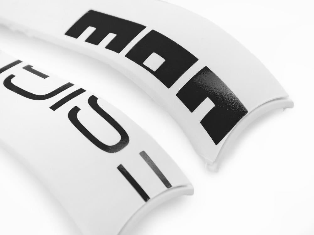 Momo Design Accesorios Armband, Kautschukband, Weiss, MD187WH-BK