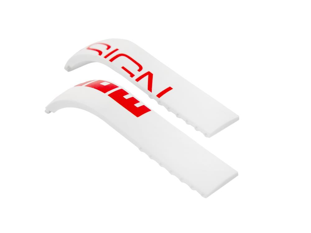 Momo Design Accesorios Armband, Kautschukband, Weiss, MD187WH-RD