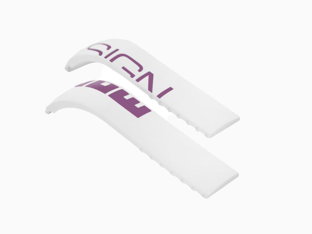 Momo Design Accesorios Armband, Kautschukband, Weiss, MD187WH-VI