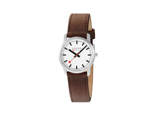 Mondaine SBB Simply Elegant Quartz Uhr, Weiss, 36 mm, A400.30351.11SBG