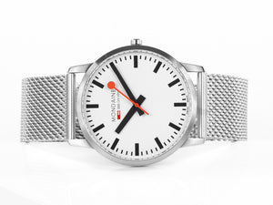 Mondaine SBB Simply Elegant Quartz Uhr, Ronda 783, 41mm, A638.30350.16SBM