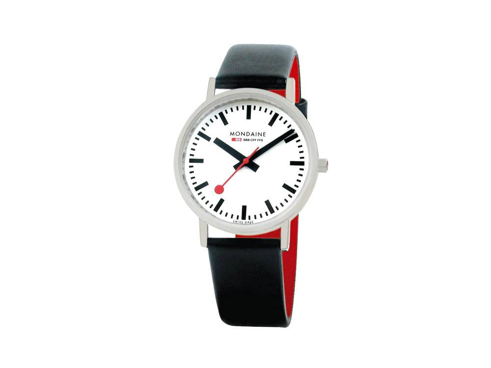 Mondaine SBB Classic Quartz Uhr, Mineral Glas, 36mm. A660.30314.16SBB