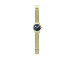 Mondaine Classic Quartz Uhr, Blau, 40 mm, A660.30360.40SBM
