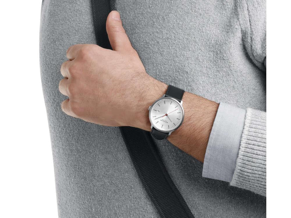 Mondaine Doppio Quartz Uhr, Weiss, 41 mm, MLE.41210.LBV