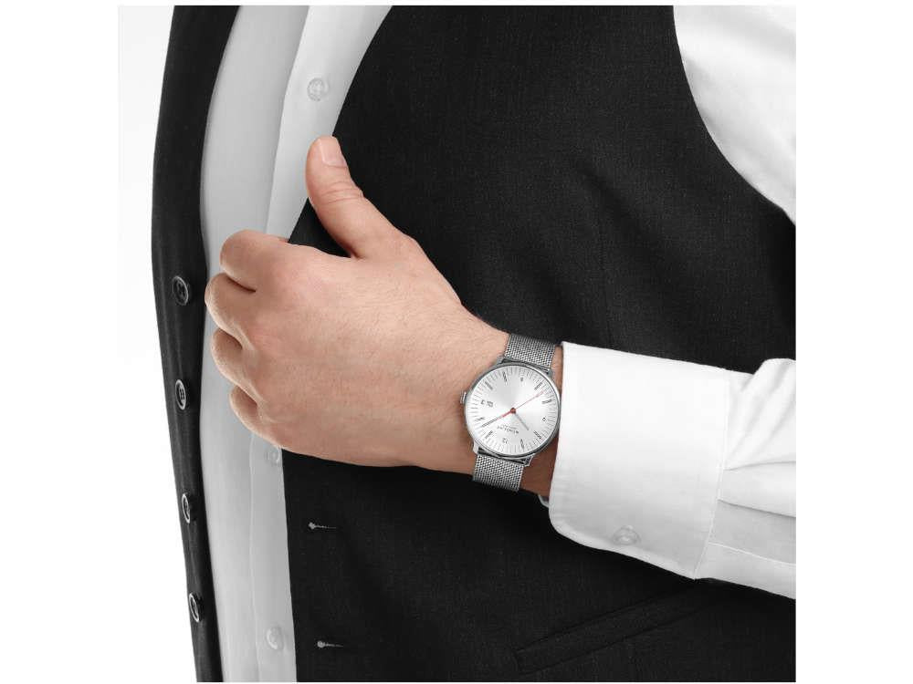 Mondaine Doppio Quartz Uhr, Weiss, 41 mm, MLE.41210.SM