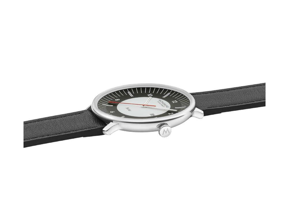 Mondaine Doppio Quartz Solar Uhr, Weiss, 41 mm, MLE.41920.LBV