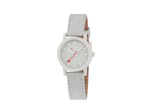 Mondaine Essence Grey Quartz Uhr, Ökologisch, Grau, 32 mm, MS1.32170.LK