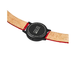 Set Mondaine Essence Quartz Uhr, Ökologisch, Weiss, 41 mm, MS1.41110.LC.SET