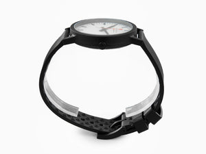 Set Mondaine Essence Quartz Uhr, Ökologisch, Weiss, 41 mm, MS1.41110.LH.SET