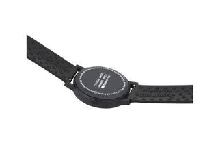Set Mondaine Essence Quartz Uhr, Ökologisch, Schwarz, 41 mm, MS1.41120.RB.SET
