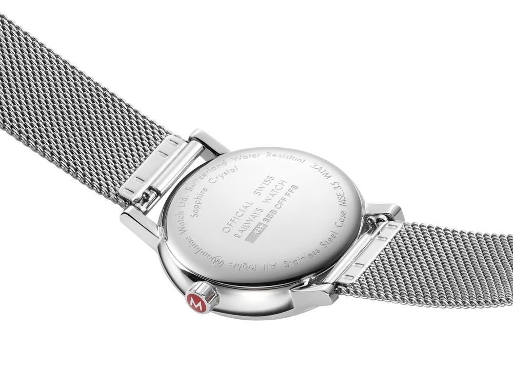 Mondaine SBB Evo2 Wild Rose Quartz Uhr, Rose, 35 mm, MSE.35130.SM