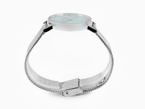 Mondaine SBB Evo2 Turquoise Lake Quartz Uhr, Blau, 35 mm, MSE 