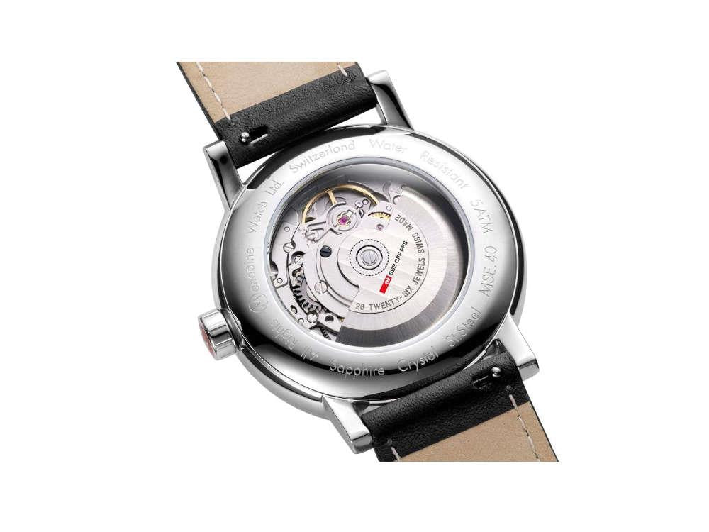 Mondaine SBB Evo2 Automatik Uhr, Weiss, 40 mm, MSE.40610.LB