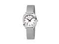 Mondaine Cushion Quartz Uhr, Weiss, 31 mm, MSL.31110.SM