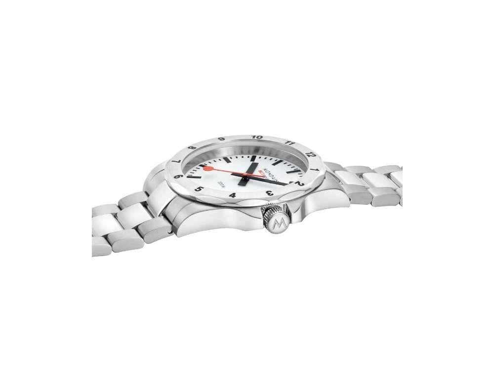 Mondaine Numeri Quartz Uhr, Weiss, 42 mm, MSN.4211B.SK