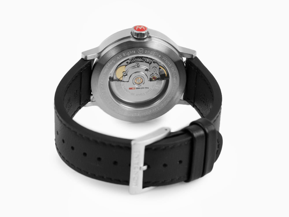 Mondaine Classic Original Automatik Uhr, Weiss, 41 mm, MST.4161B.LB