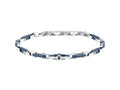 Maserati Gioielli Ceramic Armband, Edelstahl, Blau, JM226ATZ76