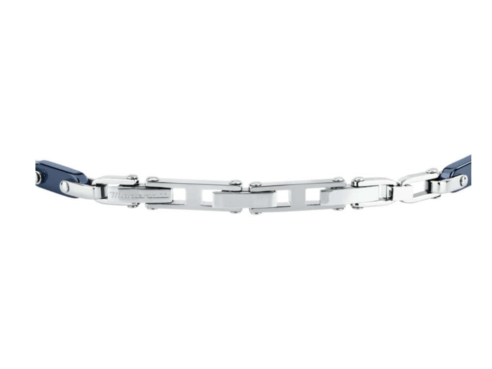 Maserati Gioielli Ceramic Armband, Edelstahl, Blau, JM226ATZ76