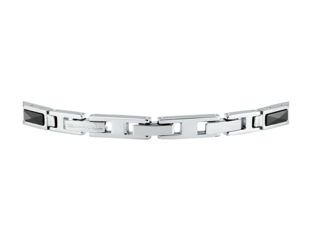 Maserati Gioielli Ceramic Armband, Stahl, Schwarz, JM226ATZ79