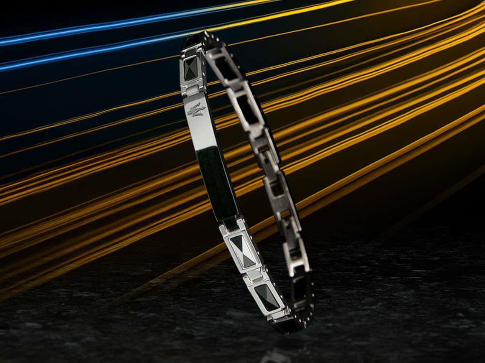 Maserati Gioielli Ceramic Armband, Stahl, Schwarz, JM226ATZ79
