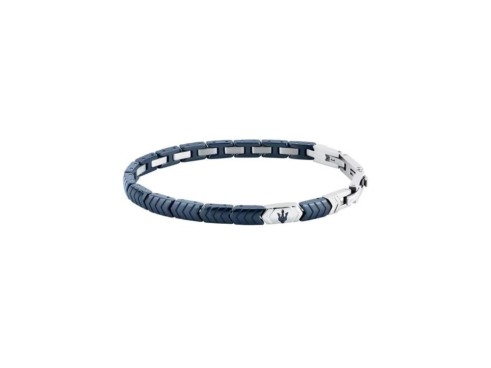 Maserati Gioielli Ceramic Armband, Stahl, Blau, JM226ATZ87