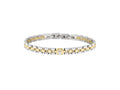 Maserati Gioielli Armband, Edelstahl, Silber und Gold, Vergoldet, JM320AST09